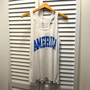 Pink Lily America tank top